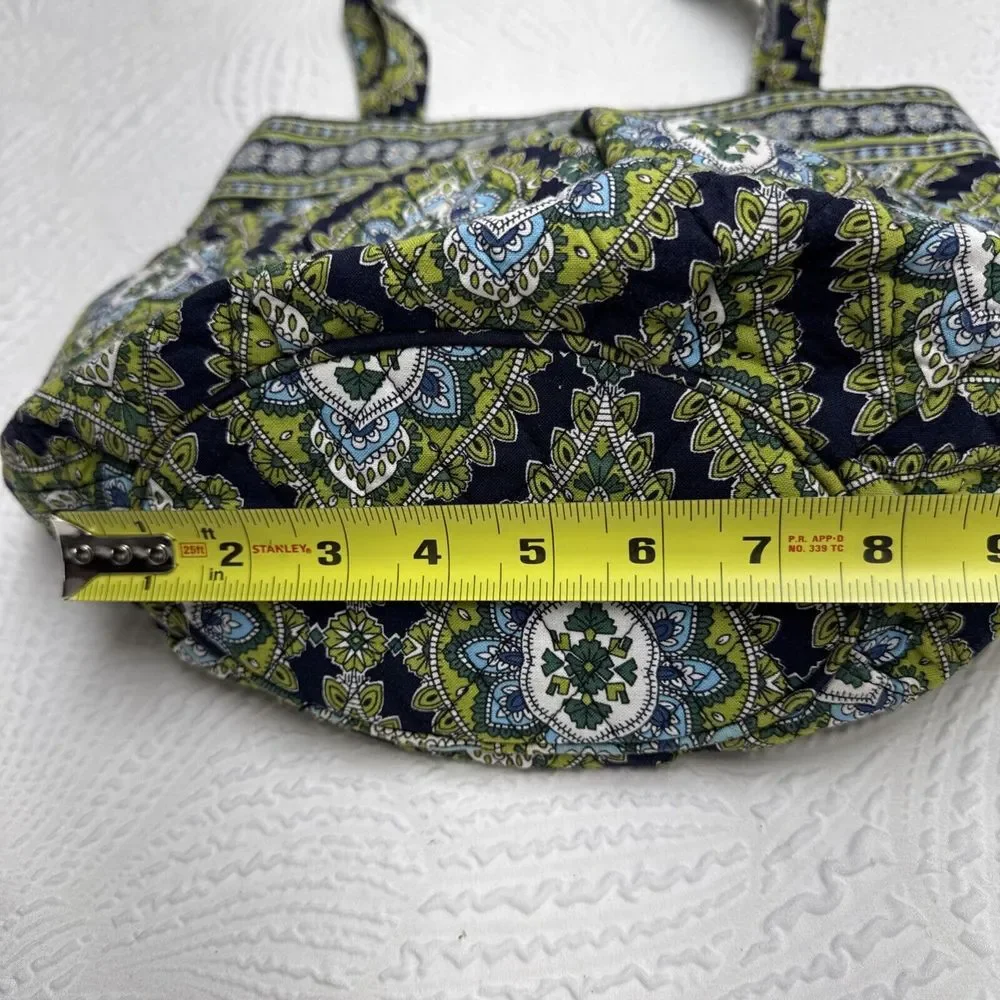 Vera Bradley Cambridge Green Blue,black Shoulder Handbag Medium - Picture 13 of 15